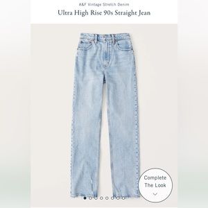 Ultra High Rise 90s straight jeans